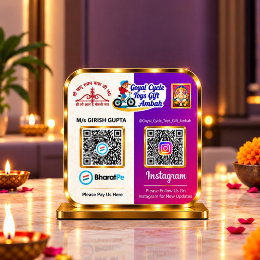 2QR Social Icon Premium Standee