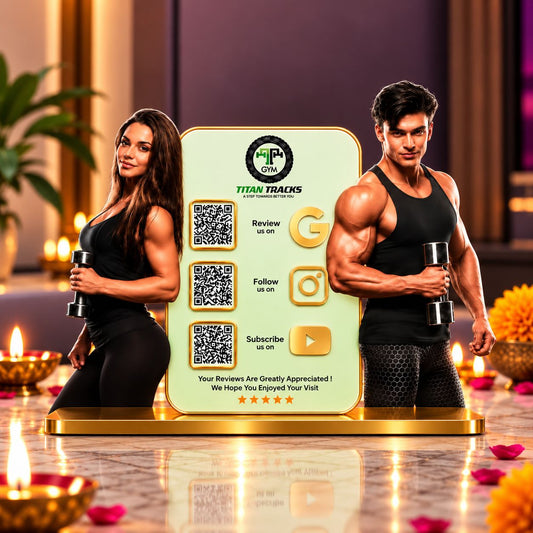 3QR Custom Standee For GYM Fitness