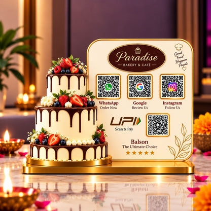 4QR Sweet Treat Bakery Standee
