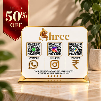 3QR Landscape Standee