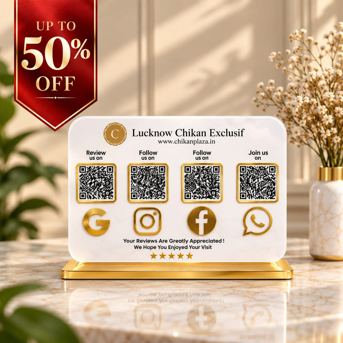 4QR Premium Standee