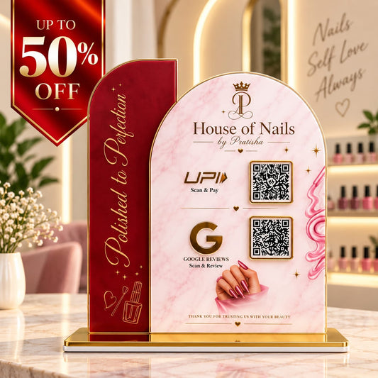 2QR Blossom Standee - House of Nails Edition
