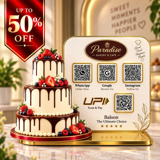 4QR Sweet Treat Bakery Standee
