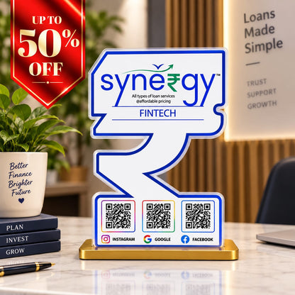 3QR Custom Standee - Finance edition