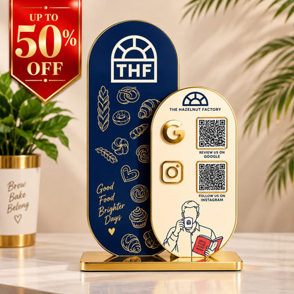 2QR Oval Standee -THF Edition