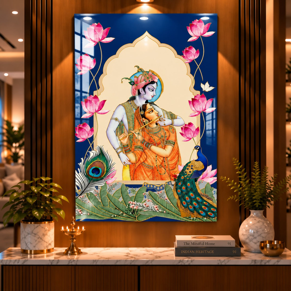 Madhur Murali – Radha Krishna Premium Acrylic Wall Art