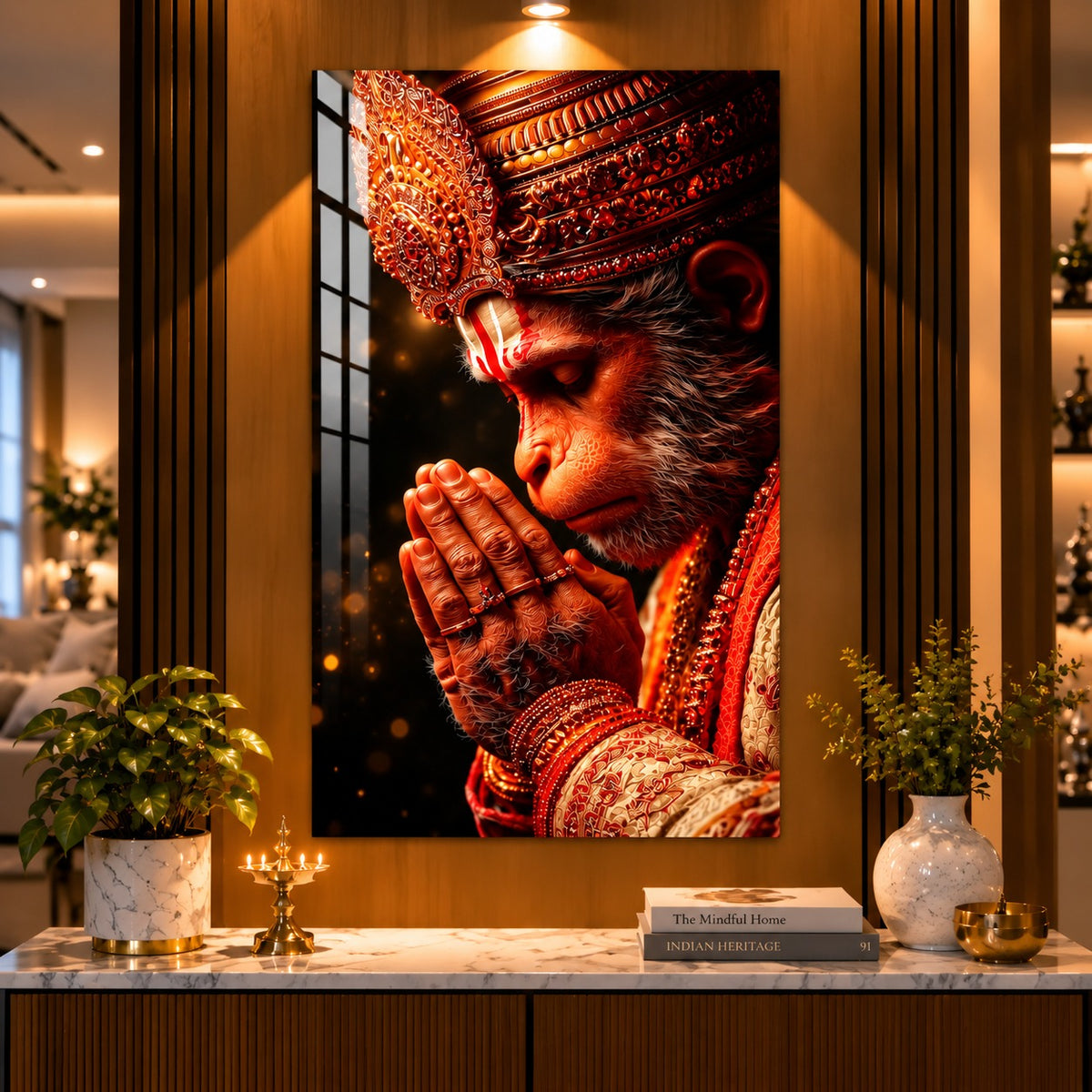 Shree Hanuman Ji – Premium Acrylic Wall Art