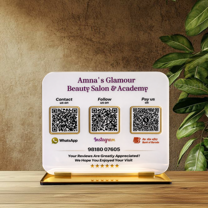 6QR Premium Standee - Landscape