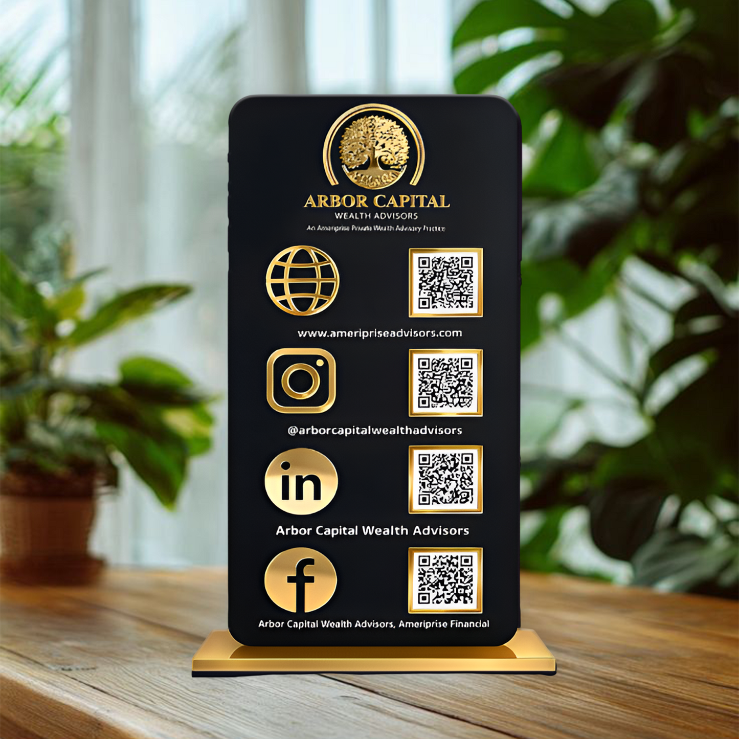 4QR Premium Standee - Portrait