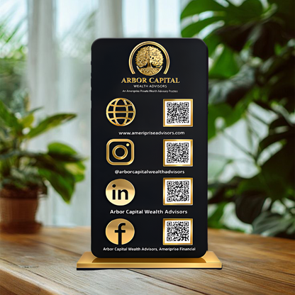 4QR Premium Standee - Portrait