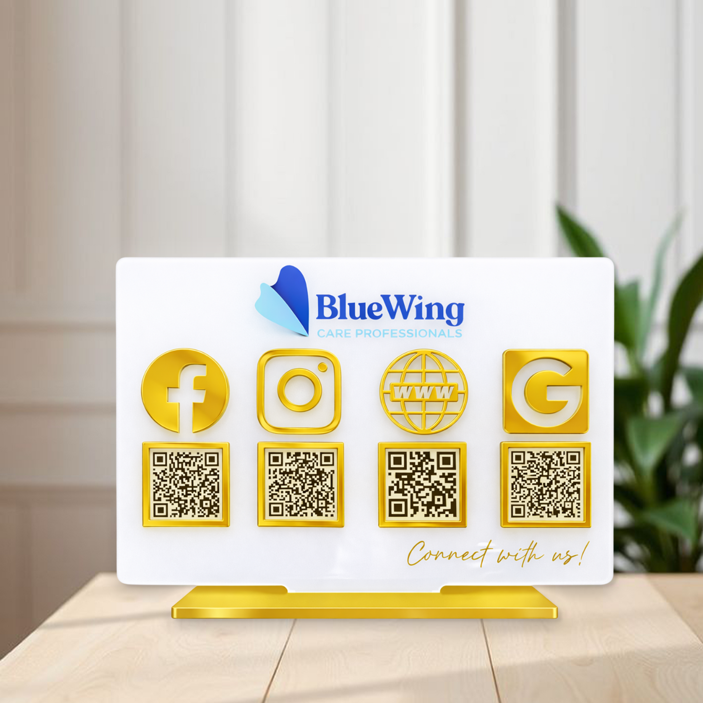 4QR New Premium Standee - Landscape