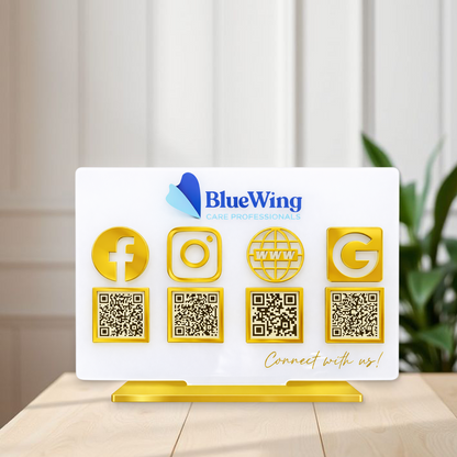 4QR New Premium Standee - Landscape