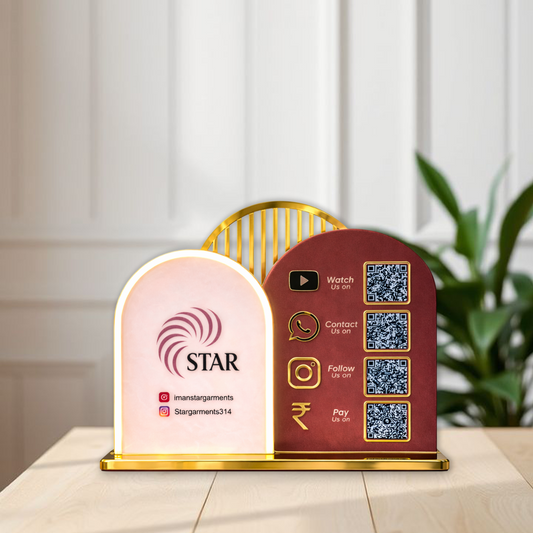4QR Ventex Royal Standee With Neon light