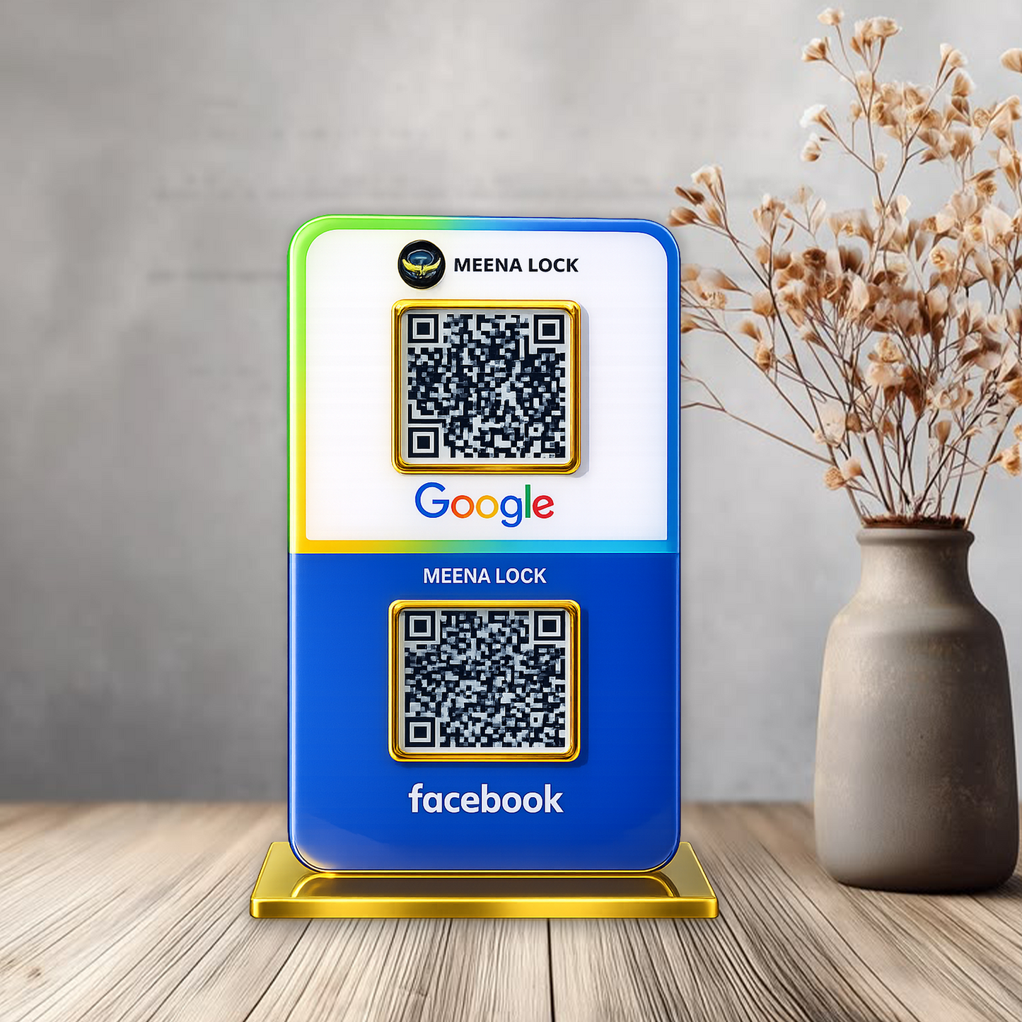 2QR Social Media Standee