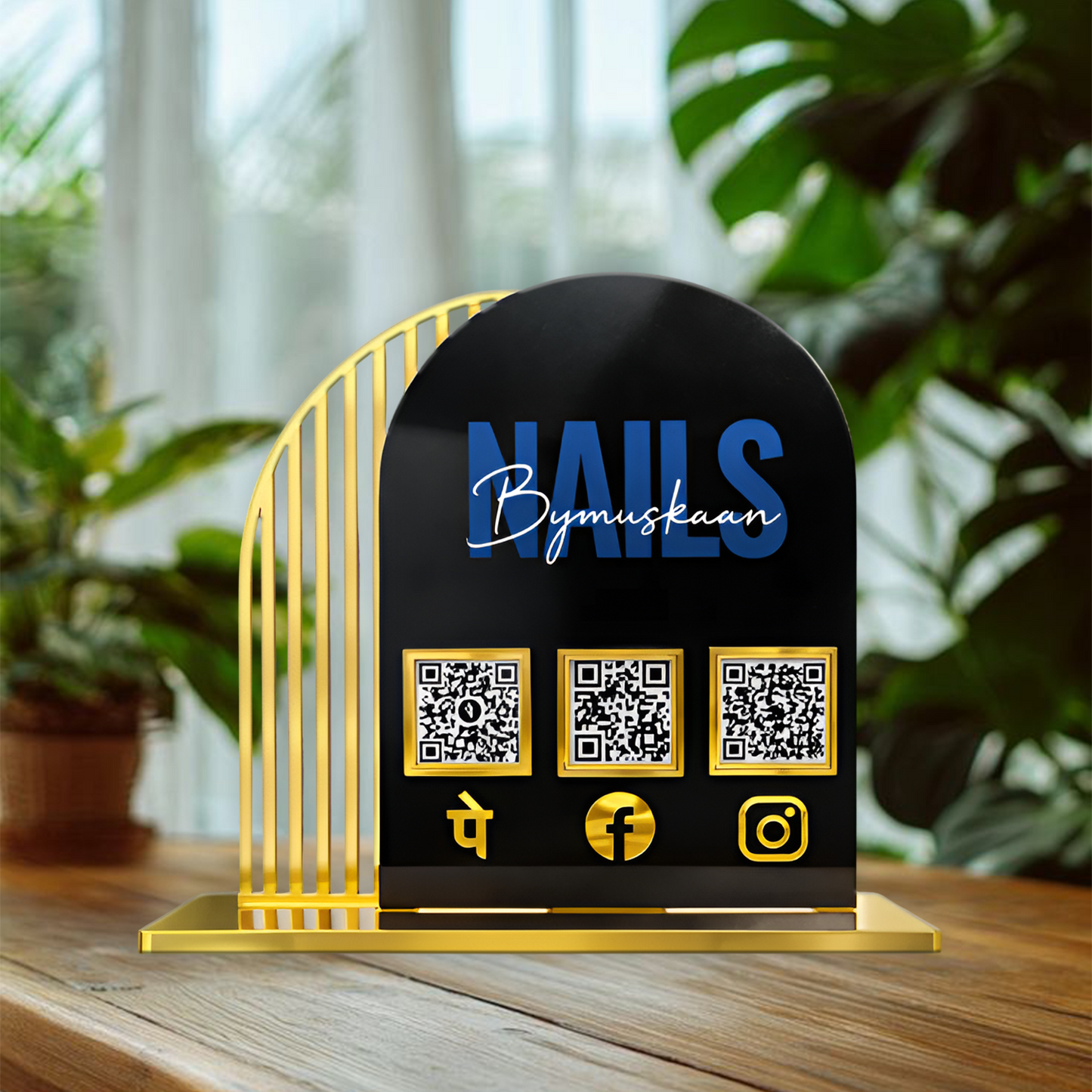 Arch Round Shaped Acrylic Standee