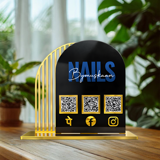 Arch Round Shaped Acrylic Standee