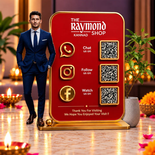 3QR Custom Standee For Clothing Brand