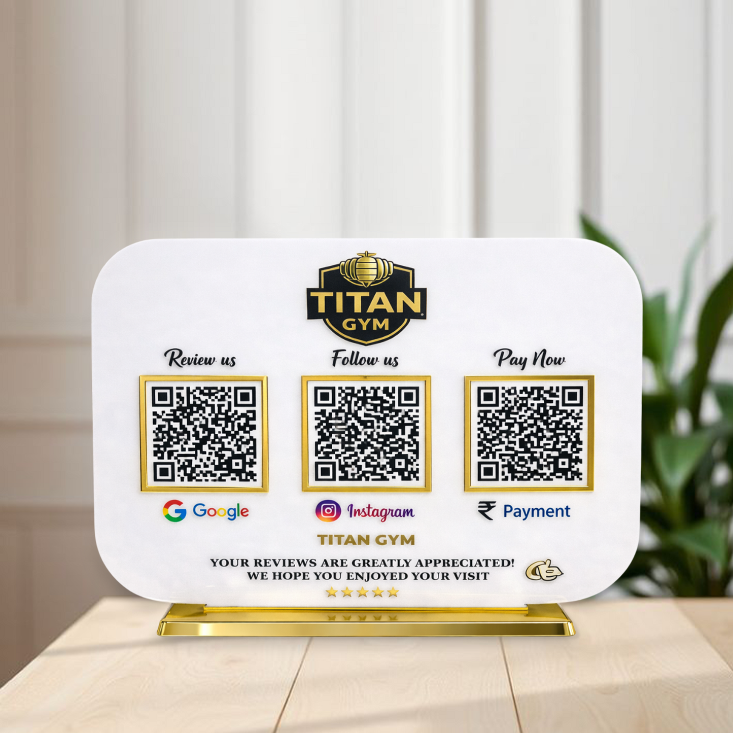 3QR Premium Standee