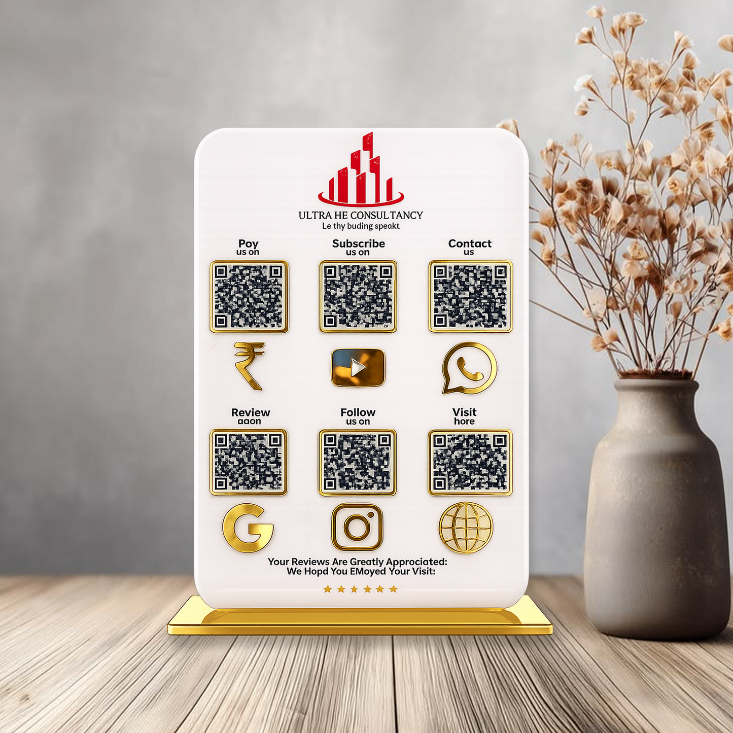 6QR Premium Standee