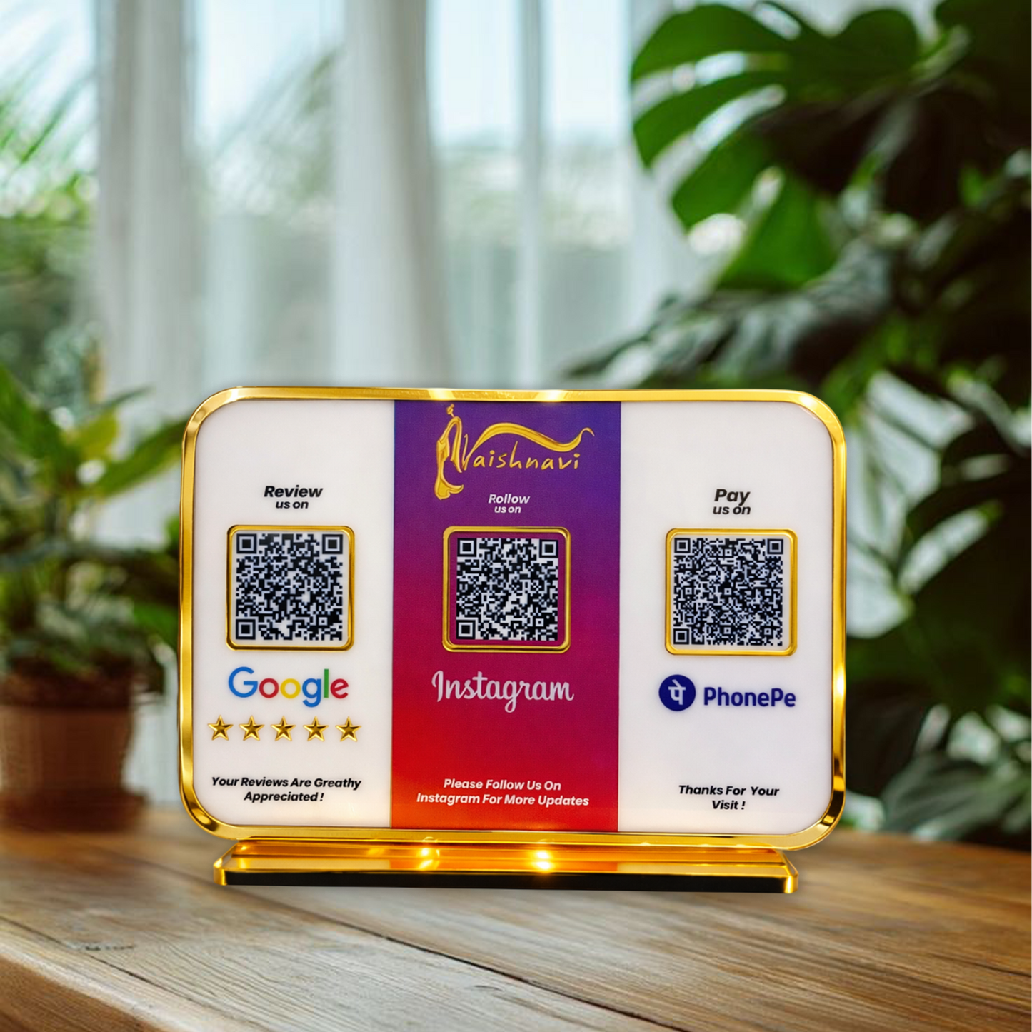 3QR Premium stand / Social Media Edition